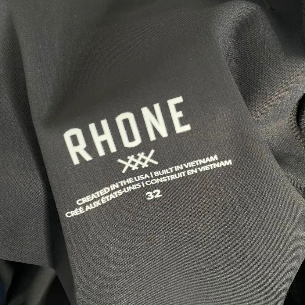 Rhone Men’s Trouser pants in plaid Grey/navy